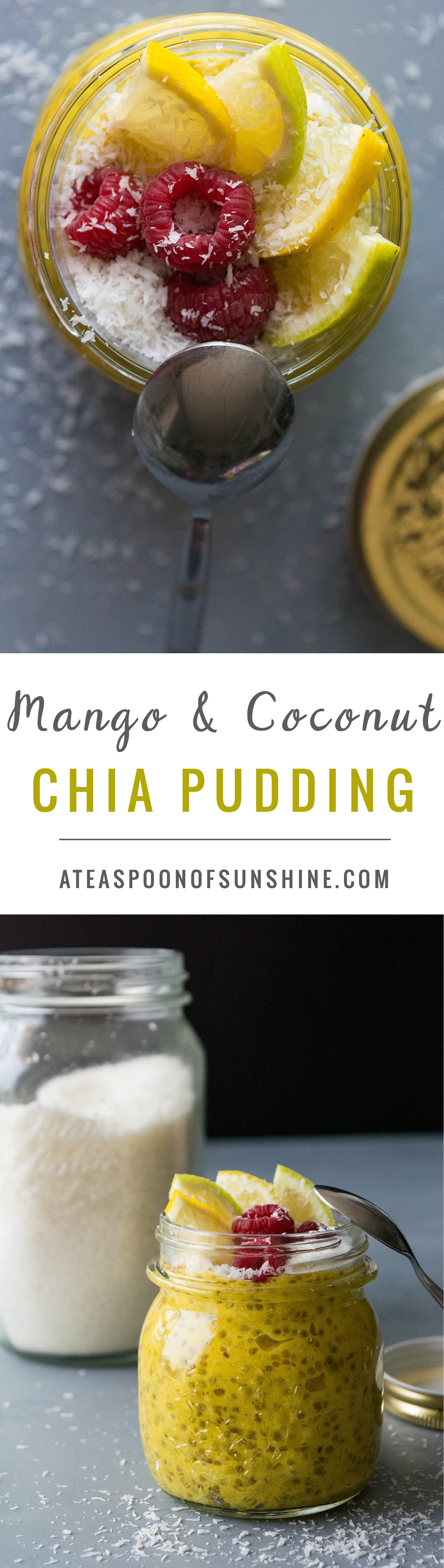 Mango & Coconut Chia Pudding