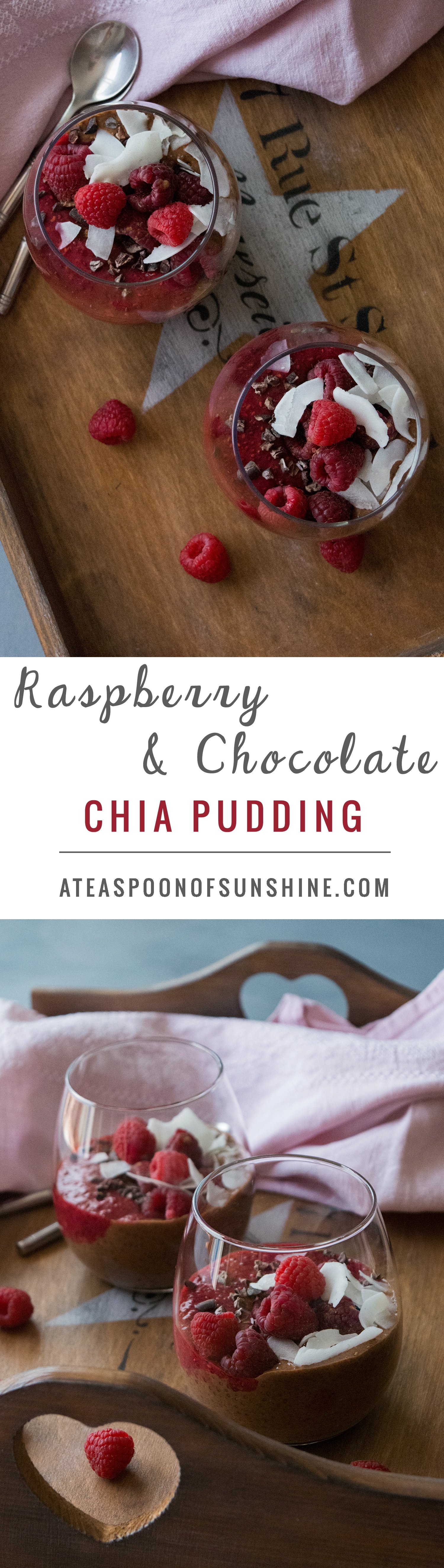 Raspberry & Chocolate Chia Pudding